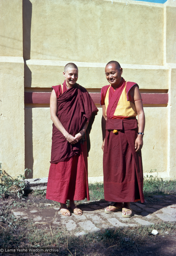Lama and Yeshe Khadro, 1974