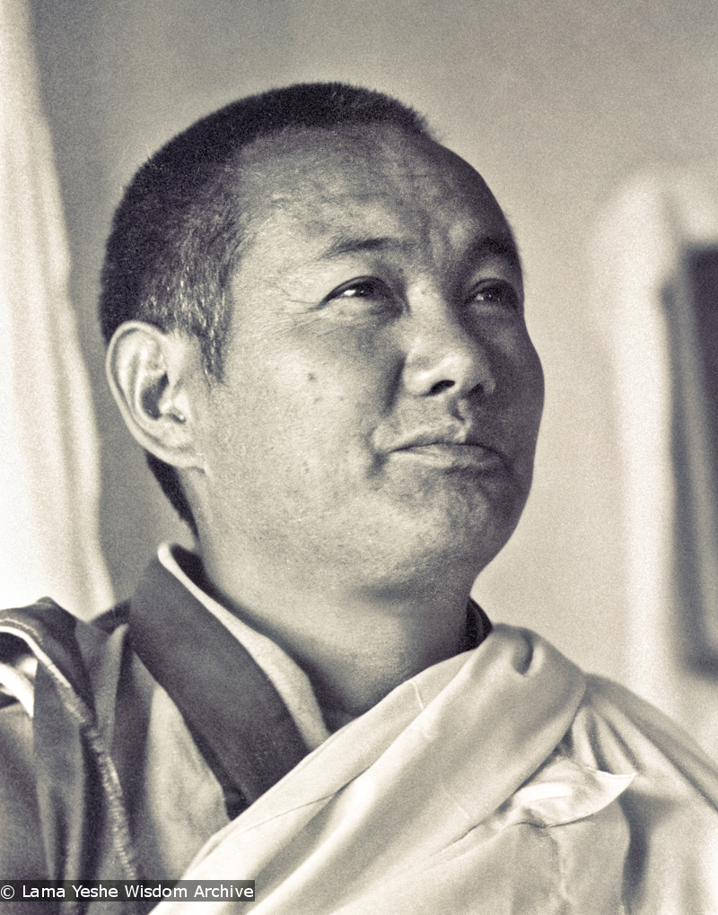 Lama teaching at Kopan, 1974