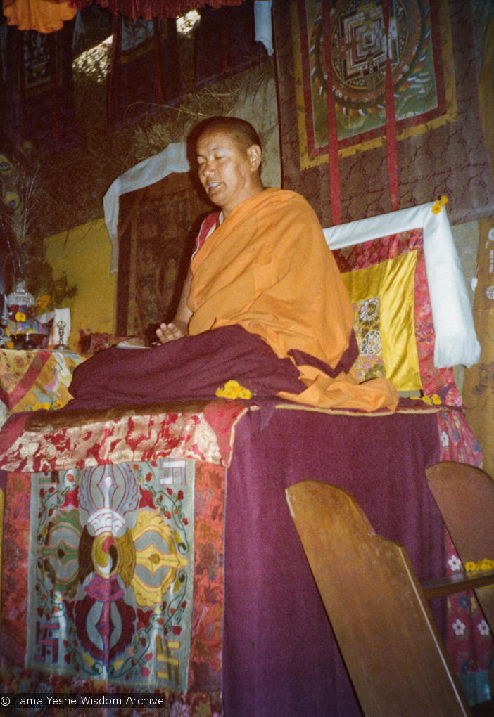 Lama Yeshe, Kopan, 1975