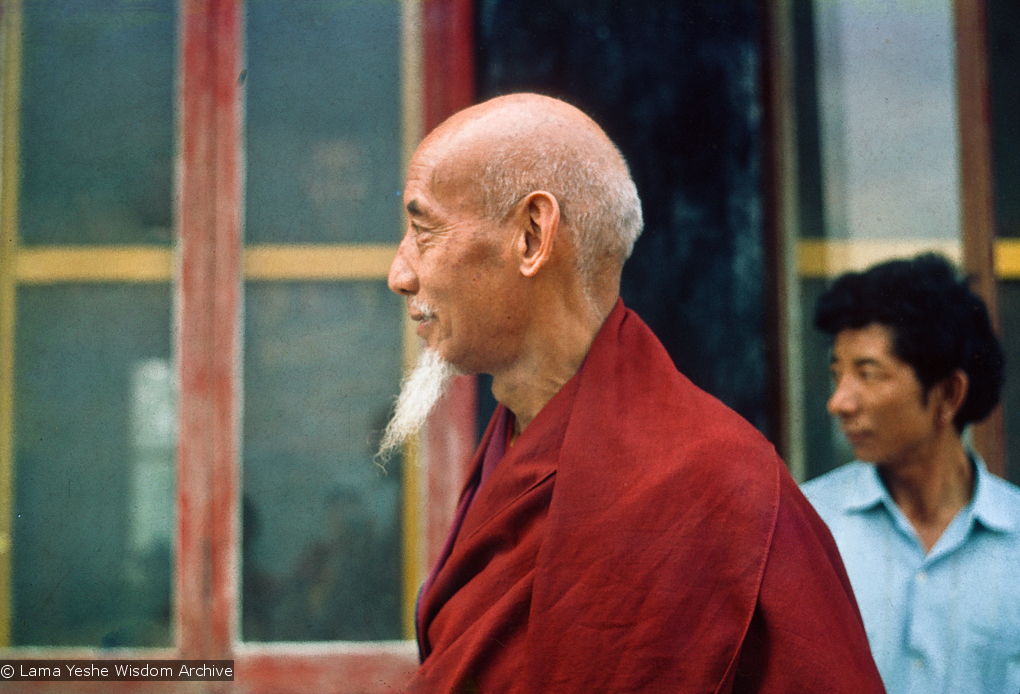 H.H. Zong Rinpoche, 1974