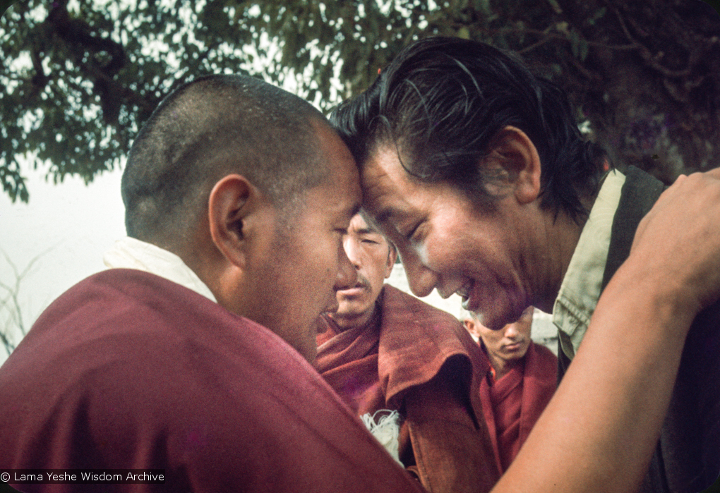 Lama Yeshe with Jampa Trinley, 1975