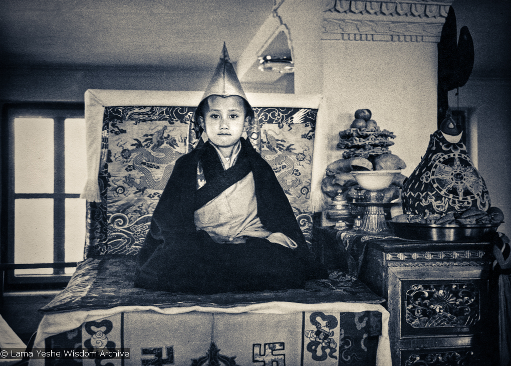 Enthronement of Yangsi Rinpoche, 1975
