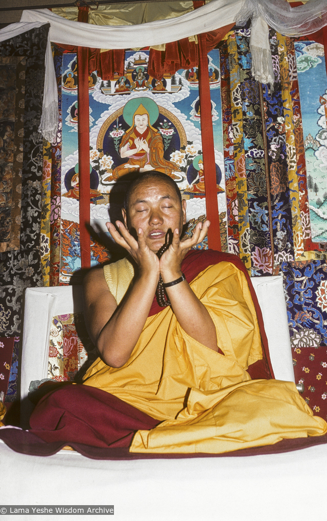 Lama at Kopan Course, 1978