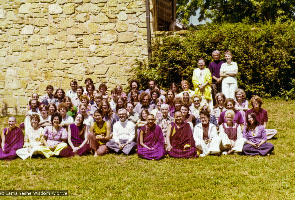 Retreat group, Indiana, 1975