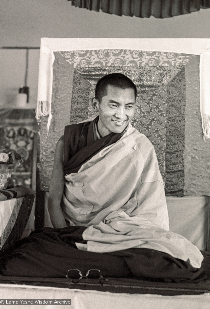 Rinpoche teaching, CIN, 1976