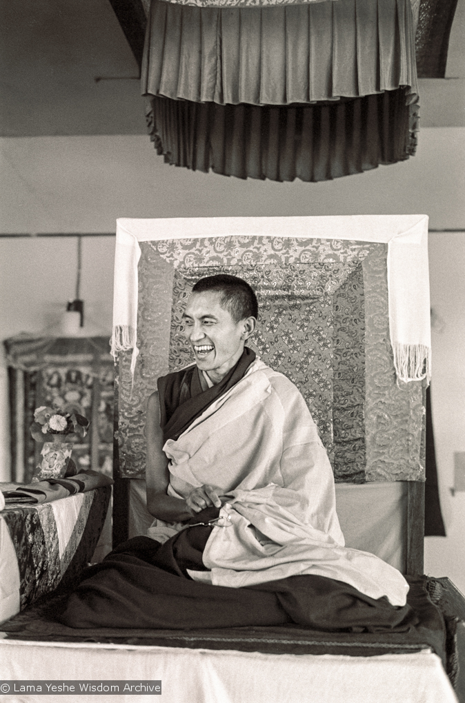 Rinpoche teaching, CIN, 1976