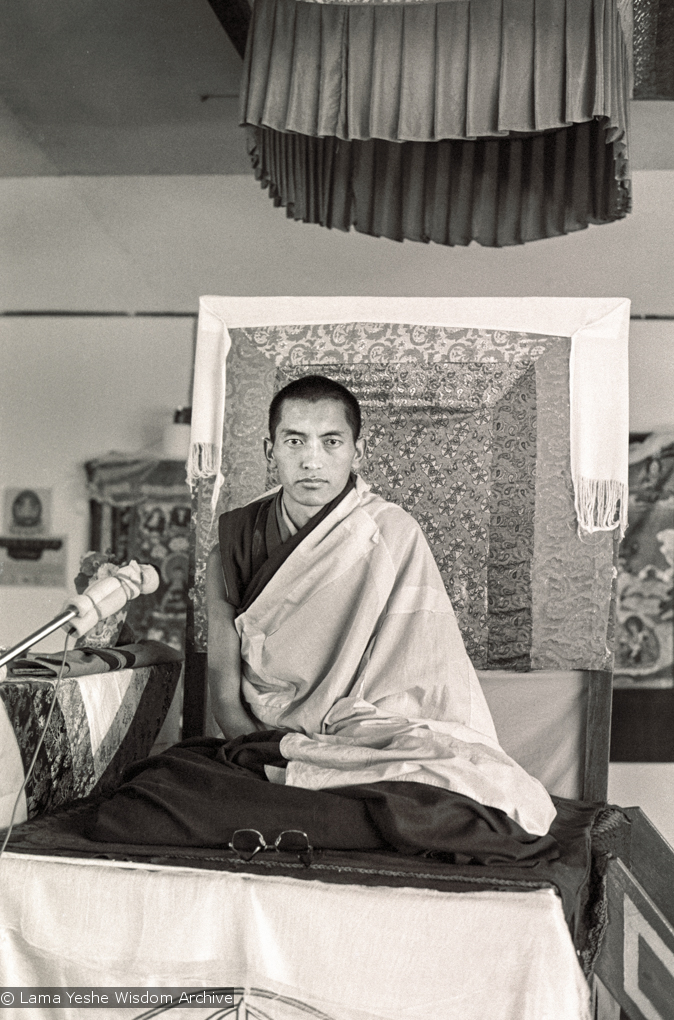 Rinpoche teaching, CIN, 1976