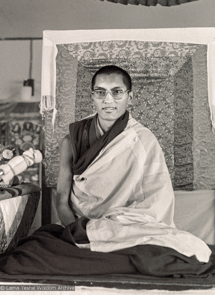 Rinpoche teaching, CIN, 1976