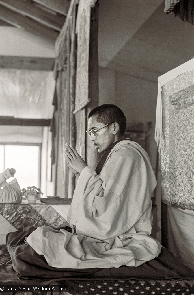 Rinpoche teaching, CIN, 1976
