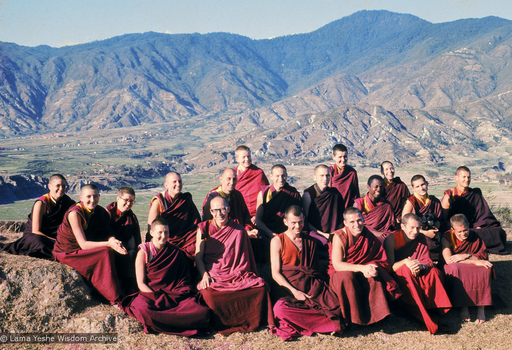Sangha at Kopan, 1976