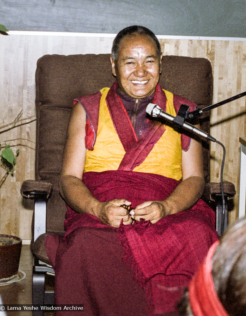 Lama Yeshe in Sweden, 1983