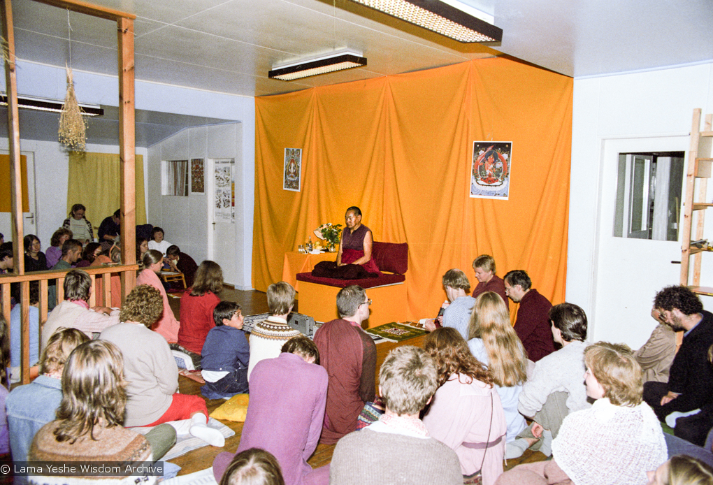 Lama Yeshe in Sweden, 1983