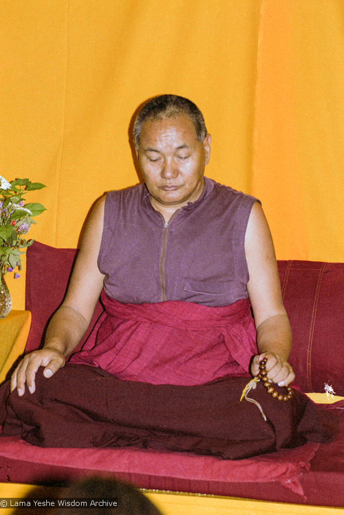 Lama Yeshe in Sweden, 1983