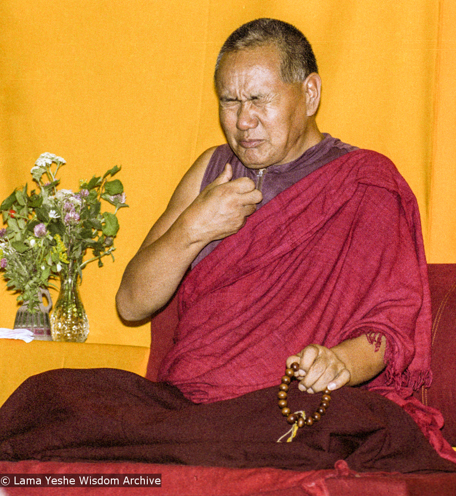 Lama Yeshe in Sweden, 1983