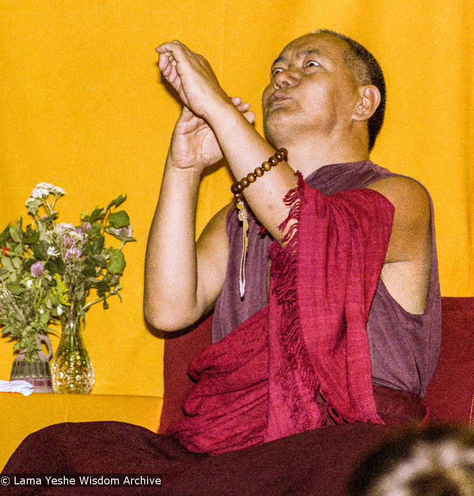 Lama Yeshe in Sweden, 1983