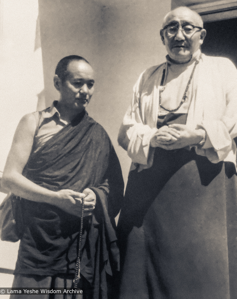 Lama with Dezhung Rinpoche, Seattle, 1974
