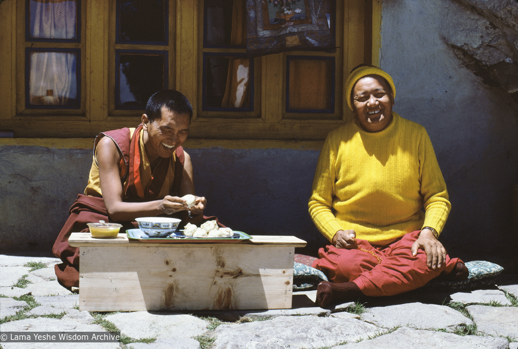 Lama and Rinpoche, Lawudo, 1981