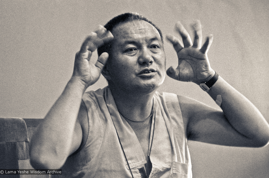 Lama teaching at UCSC, 1978