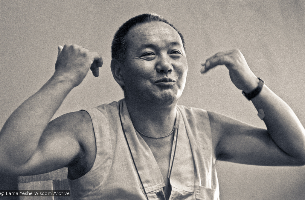 Lama teaching at UCSC, 1978
