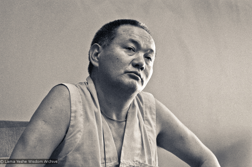 Lama teaching at UCSC, 1978