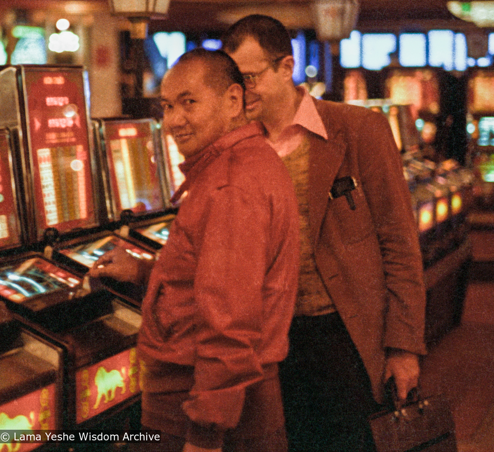 Playing the slots, Nevada, 1980, John Feuille