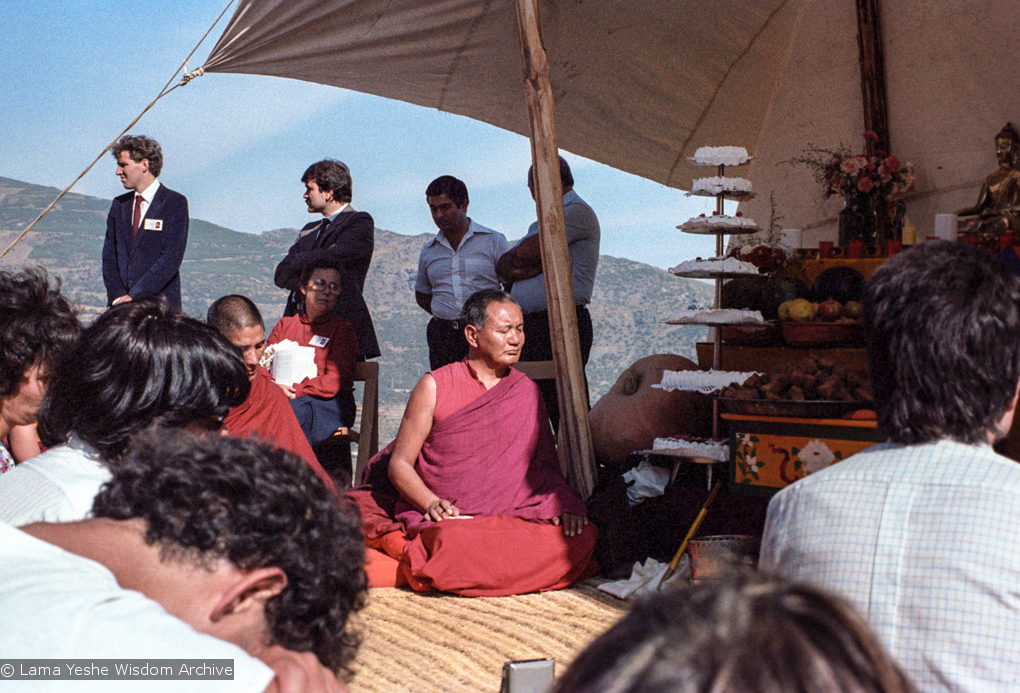 Lama Yeshe and Geshe Losang Tsultrim, 1982