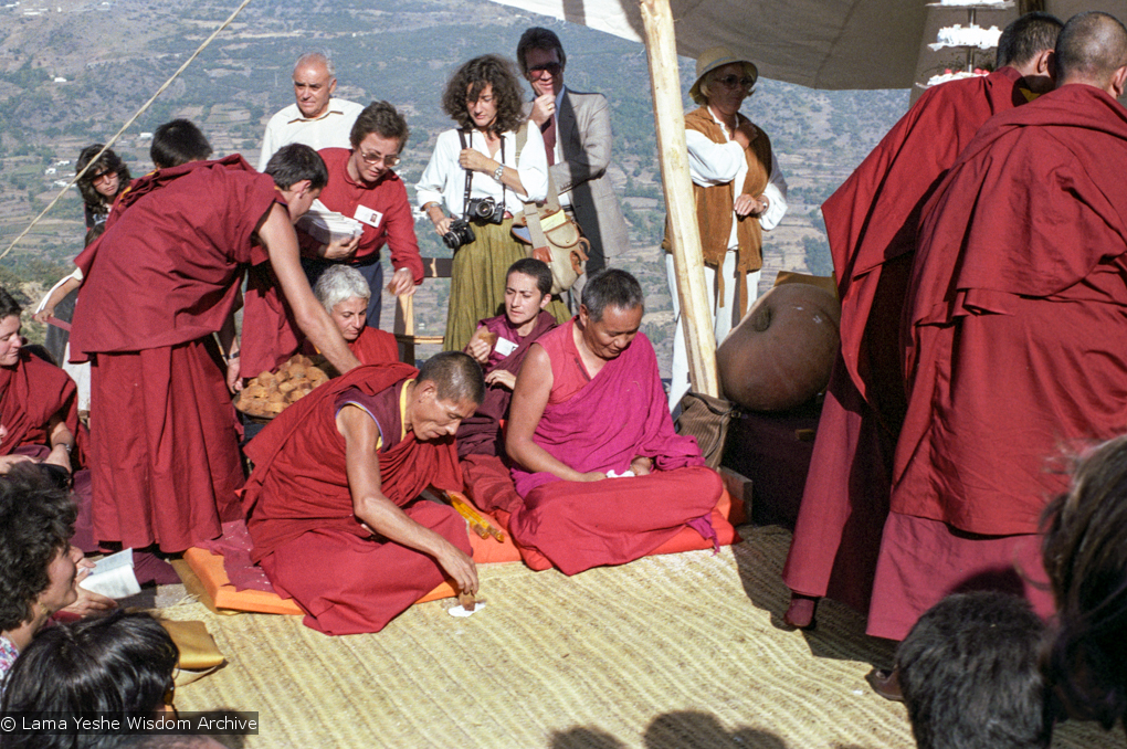 Lama Yeshe and Geshe Losang Tsultrim, 1982