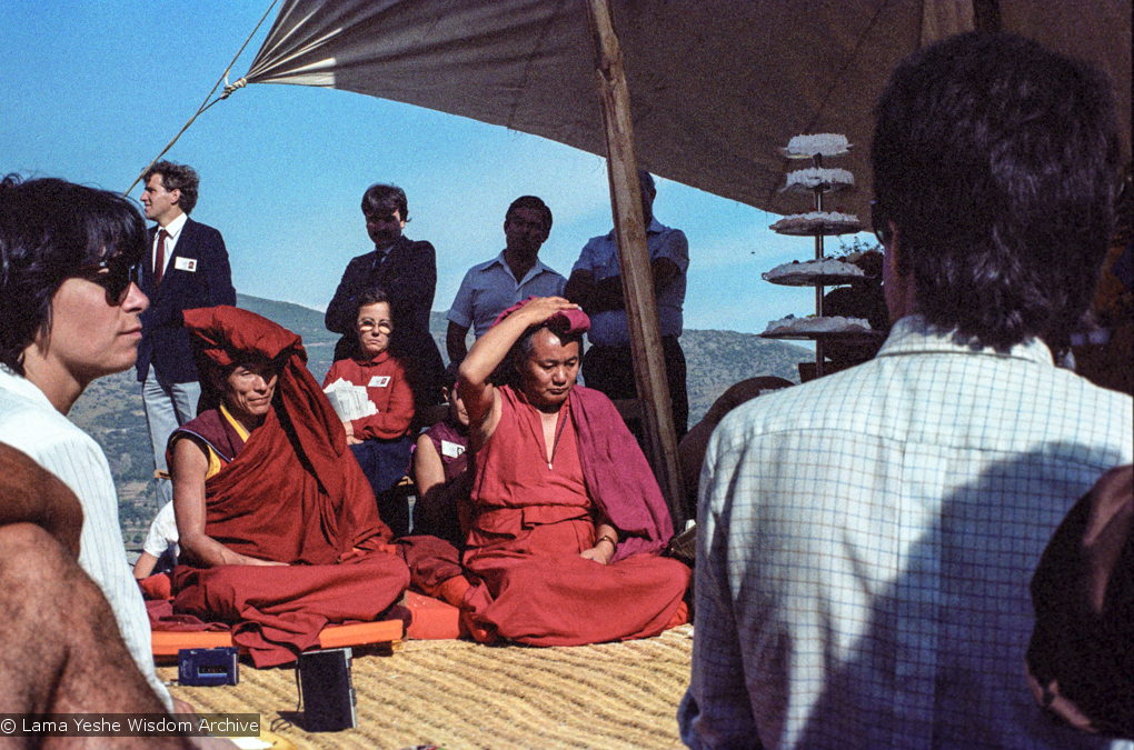 Lama Yeshe and Geshe Losang Tsultrim, 1982