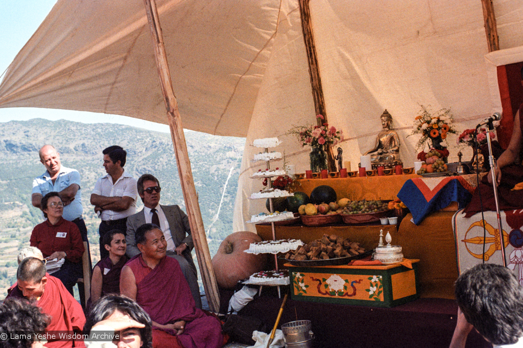 Lama Yeshe and Geshe Losang Tsultrim, 1982