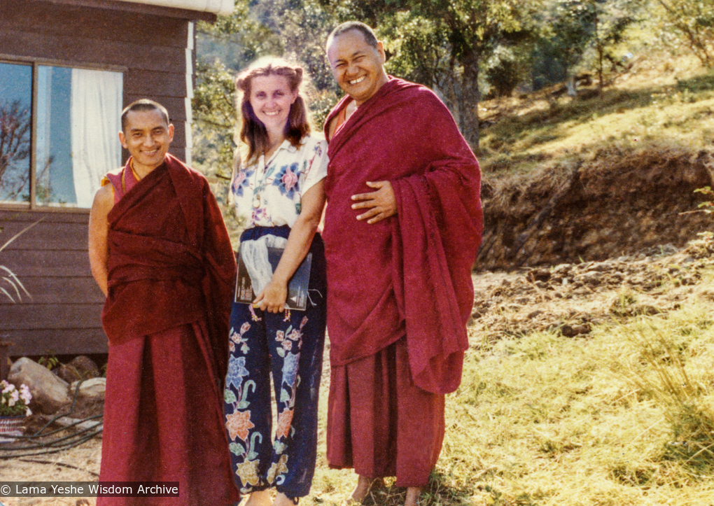 Maria with the lamas, Chenrezig, 1979