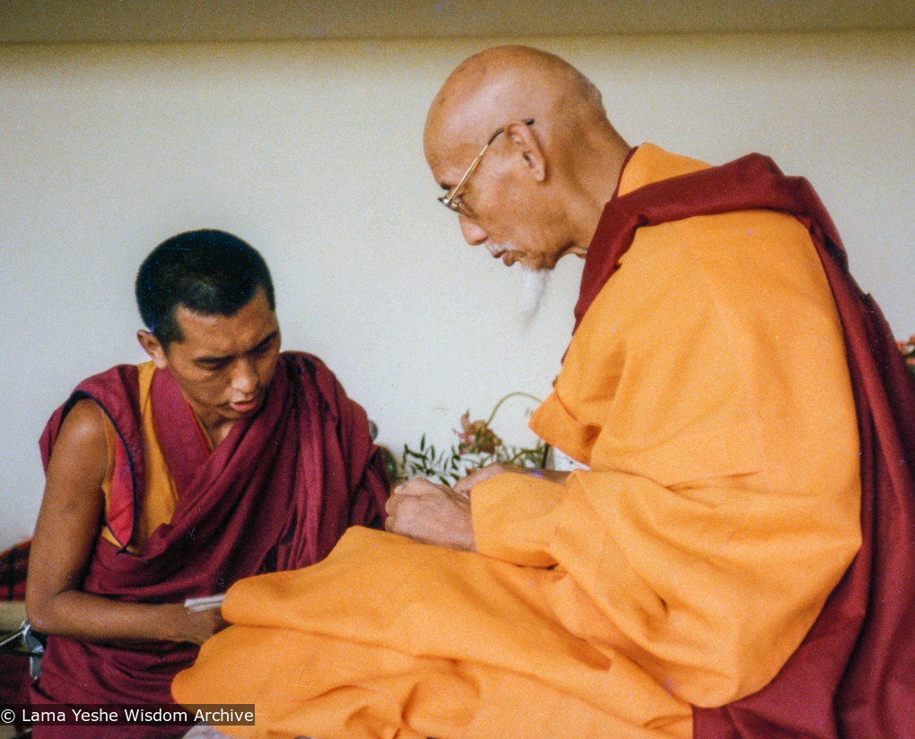 Rinpoche and Zong Rinpoche, California, 1978