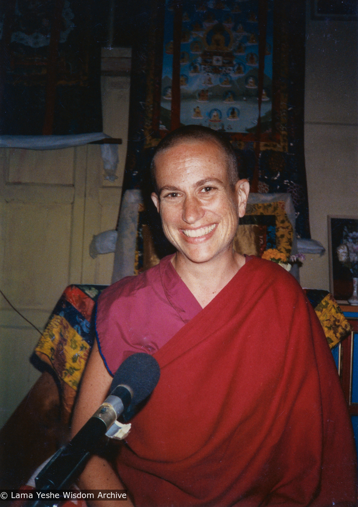 Thubten Chodron, Tushita-Dharamsala, ca 1980
