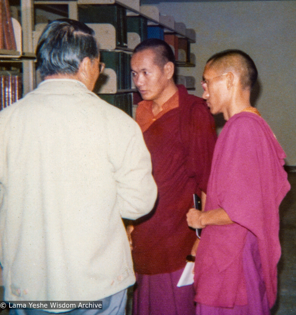 The lamas with Dr. C.T. Shen, New York, 1974