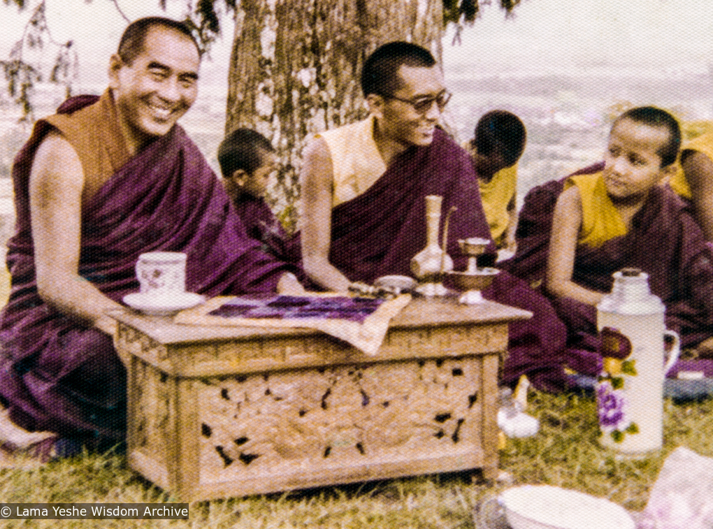Geshe Sopa, Rinpoche, Yangsi Rinpoche, Kopan, 1977