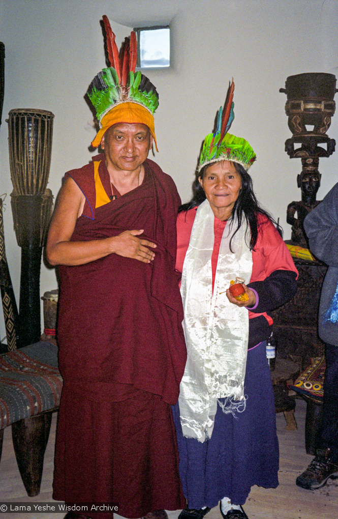 Rinpoche in Taos, 1999