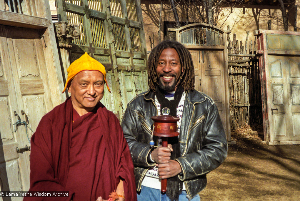 Photo Shoot with Rinpoche, Taos 1999