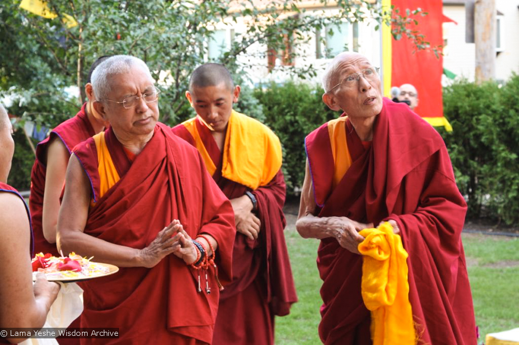 Rinpoche Blessing the Kalachakra Stupa, 2010