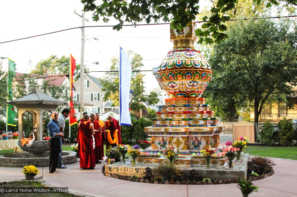 Rinpoche Blessing the Kalachakra Stupa, 2010