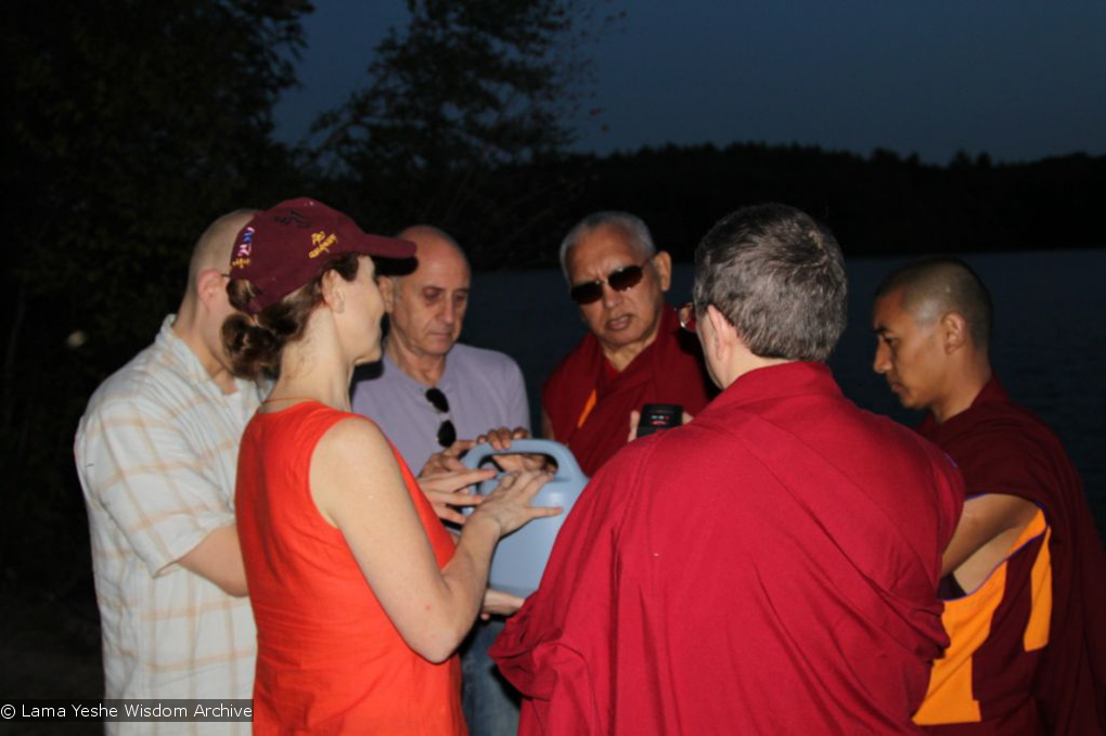 Rinpoche at Walden Pond, 2010