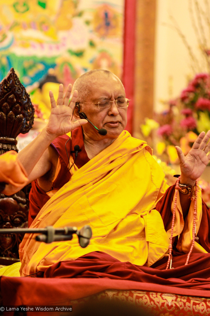 Rinpoche in Singapore, 2010