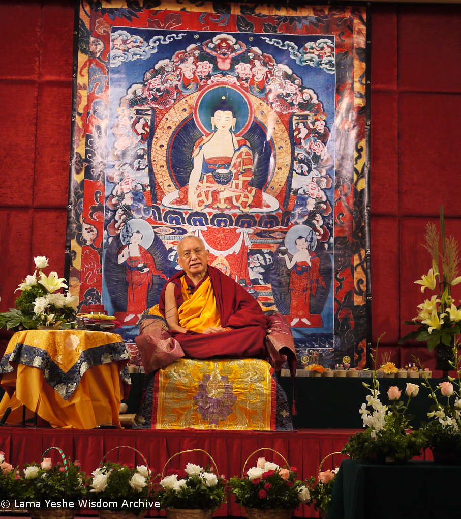 Rinpoche in Singapore, 2010