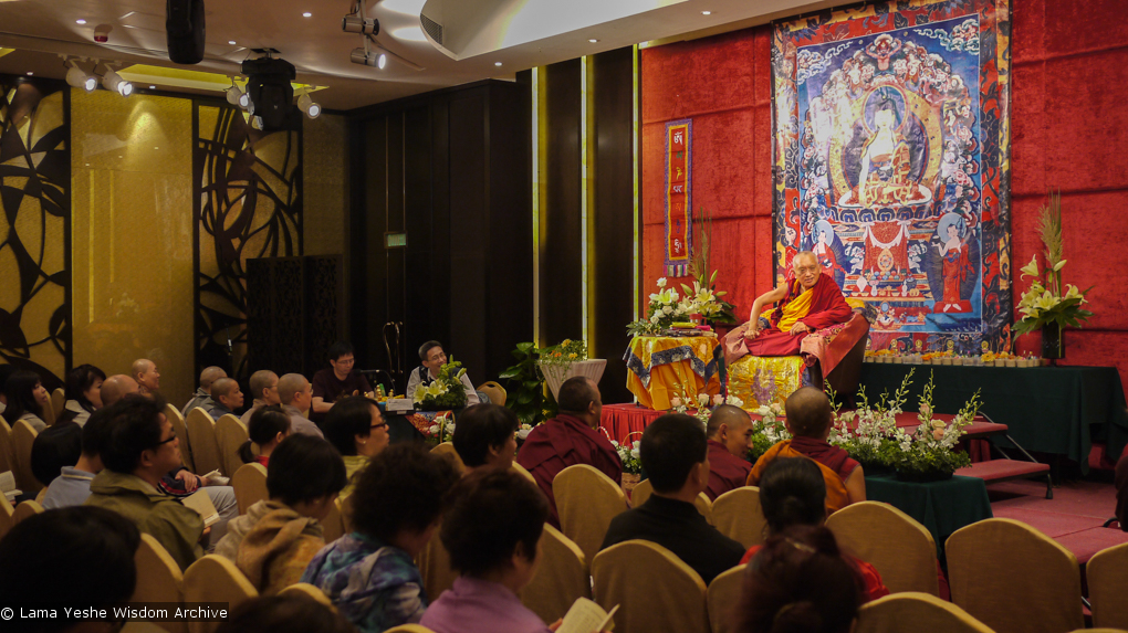Rinpoche in Singapore, 2010