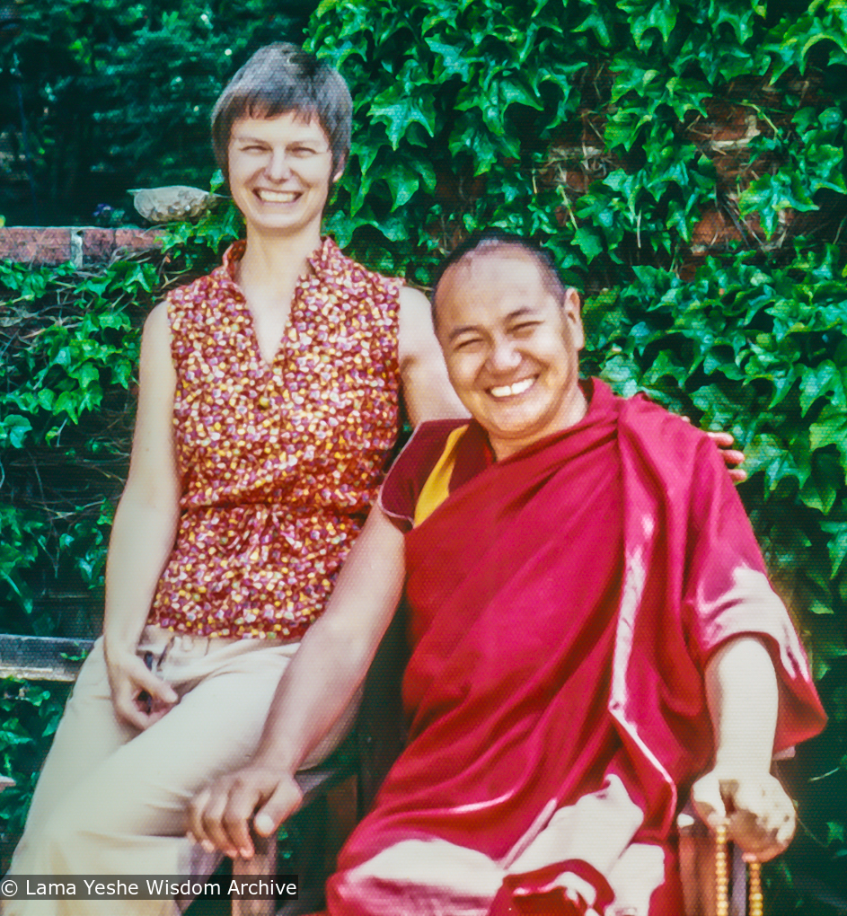 Lama with Carol Fields, Berkeley, 1977