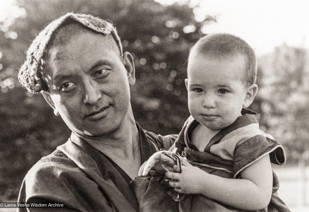 Rinpoche and Osel, 1986