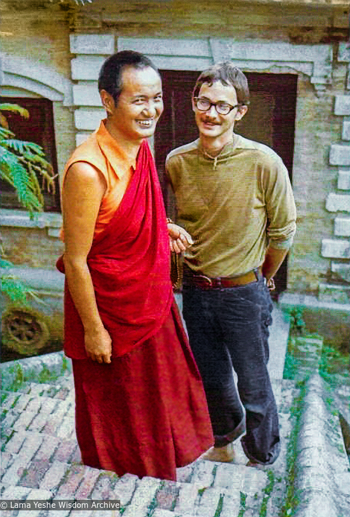 Lama and Robbie, Kopan, 1970