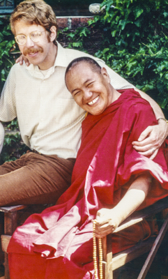 Lama with Howard Fields, Berkeley, 1977