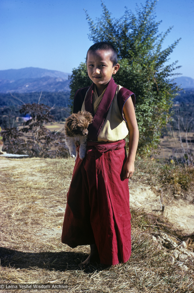 Yangsi Rinpoche, Kopan, 1976
