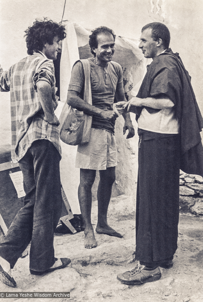 Francois, Philippe, Peter, Ibiza, 1977