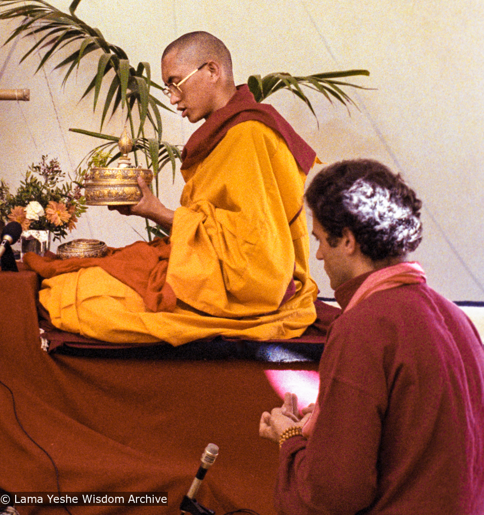 Rinpoche and Xavi Alongina