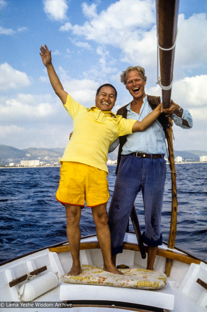 Lama and Frederik, Ibiza, 1978